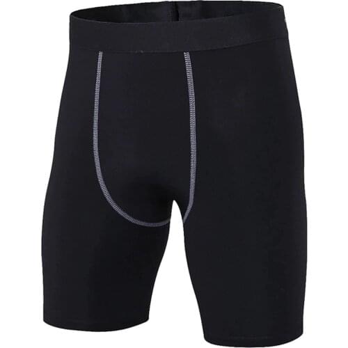New Men Quick Dry Compression Running Tights Short Leggings Mens Gym Fitness Training Workout Male Sport Underwear Shorts