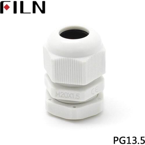 PG13.5 M20X1.5 cable gland sizes Nylon waterproof compression cable gland electric used