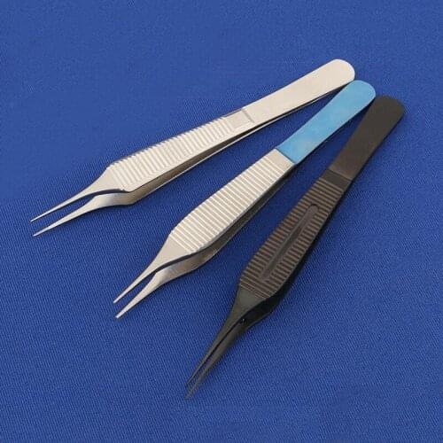 Edison tweezers plastic surgery stainless steel instruments fine toothed tweezers double eyelid tools eyelid surgical tweezers