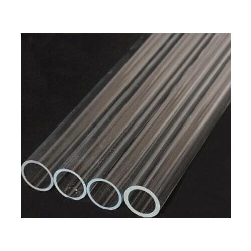 11mm inner diameter 15mm OD High Transparent organic glass tube Acrylic pipe 500mm length 2pcs