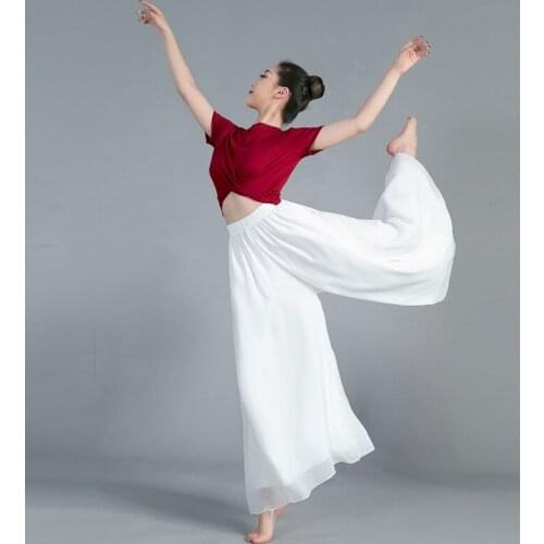 Chinese Pants 2020 Chiffon Bottom Wide Leg Pants Women Online Chinese Store Thai Chi Kung Fu Pants Chinese Trousers 10069