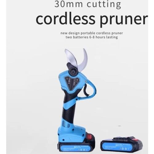 Swiss imported blade C75, lithium battery electric pruning shears, cutting diameter 30MM, cordless carrying scissors
