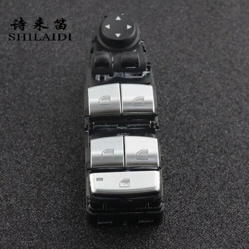 Car Styling Door Armrest panel Covers Stickers Button for BMW 3 4 5 6 Serise F10 F18 F07 5gt F30 F32 X3 F25 X4 F26 X5 F15 X6 F16