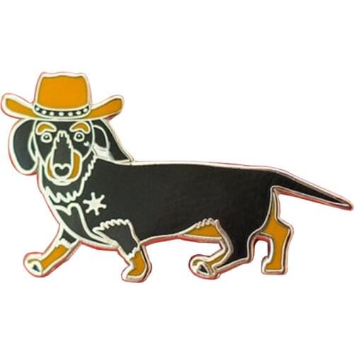 Dachshund, Get A Long Little Doggie Enamel Pin Puppy Dog