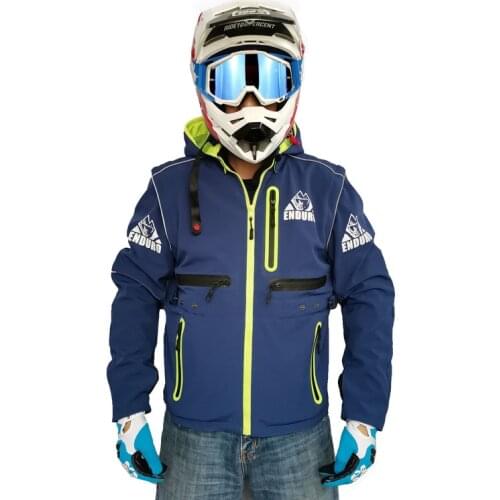 Windproof Jacket Motocross Motorbike Downhill Bike Offroad Scooter Street Moto Blue Jackets