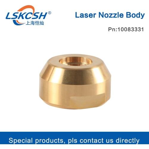 LSKCSH 10pcs/Lot High Quality Laser Nozzle Body Adaptor 10083331 for 8-10KW Co2/Fiber Laser Cutting Machines