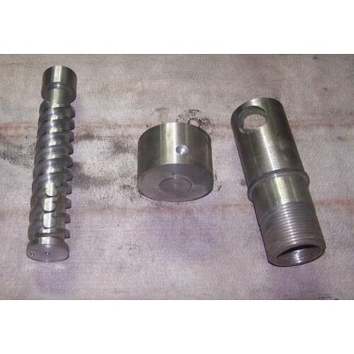 Floating Feed pellet machine part puffing machine screw Spiral sleeve and Nose / head for puff machine bulking machine parts