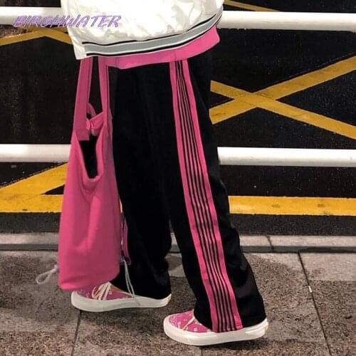 Women Pants Autumn Fashion Casual Wide Leg Pant Plus Size 2021 Gothic Punk Hippie Streetwear Sweatpants Trousers