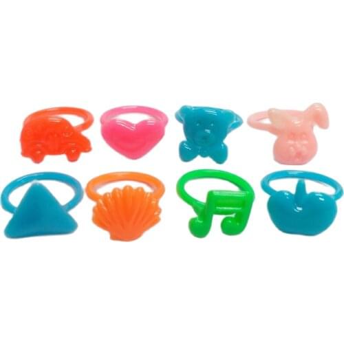 99X Plastic Girl Kids Mini RINGS RC055 vending Cake Decoration Pinata Filler Supply Novelty Birthday Party Favors Gift Toy Prize