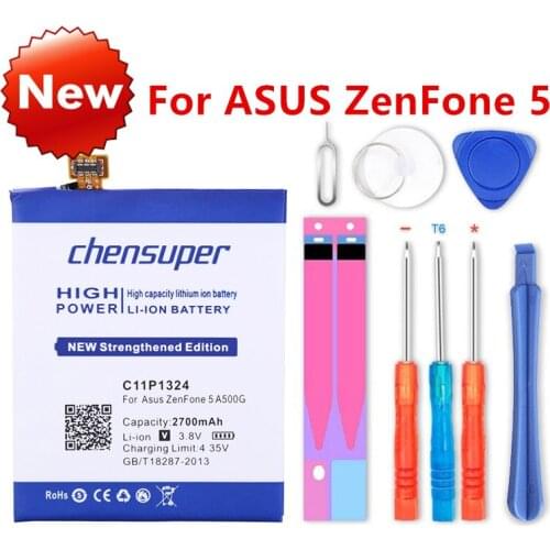 2pcs/2700mAh for ASUS ZenFone 5 Battery A500G Z5 A500 A501CG A500KL C11P1324 Battery Use