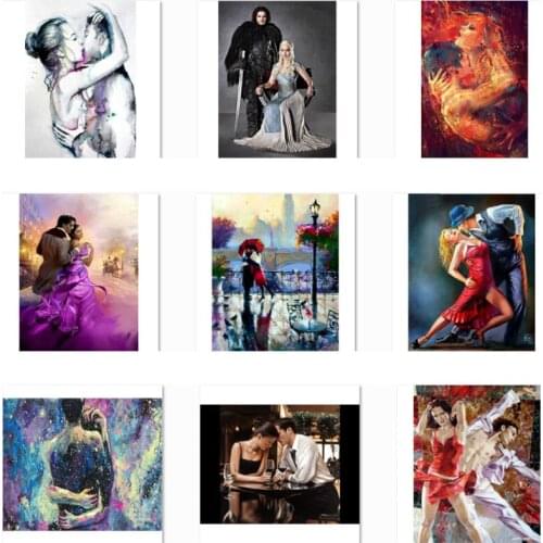 Diamond painting full drill, landscape, diy ,lovers,5d, diamond embroidery animal,diamond mosaic painting NEW