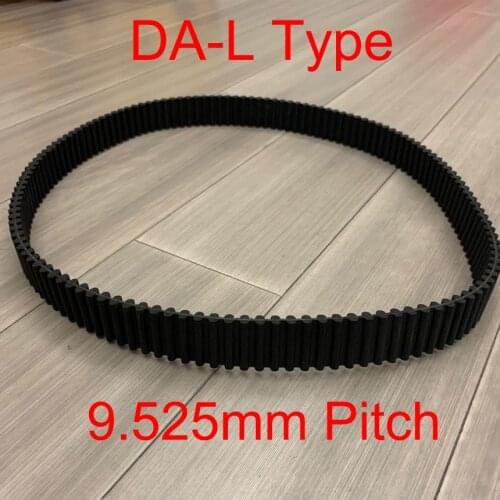 D-250L D-255L D-258L 134 136 138 T Double Side Tooth 12.7mm 20mm 25mm 38mm Width 9.525mm Pitch Cogged Synchronous Timing Belt