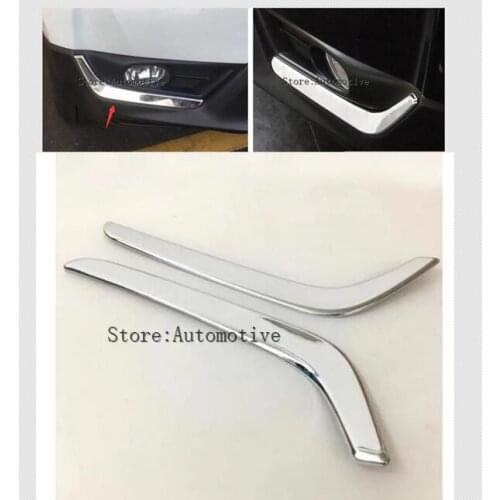 Chrome Fog Light Cover For Honda CRV 5th 2017 2018 CR-V Front Lamp Overlay Molding Accessories