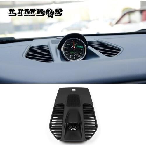 Stopwatch compass central console cover for porsche 911 series time electronic meter clock dashboard center clock compass