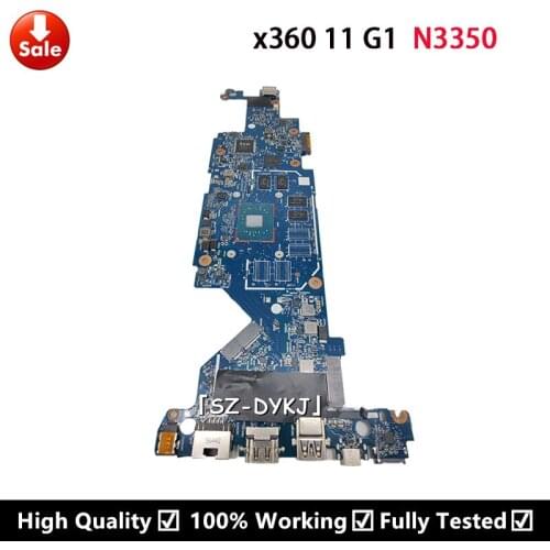 For HP x360 11 G1 Laptop motherboard SR2Z7 N3350 6050A2881001-MB-A01 917101-001 917101-601 917101-501 Mainboard