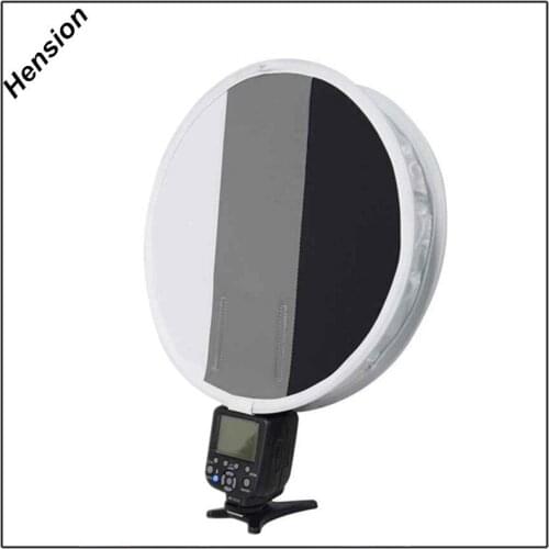 30cm 3-Color Mini Round White Balance Flash Diffuser Softbox Gray/White/Black Photo Softbox for Canon Nikon