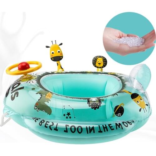 Cartoon Kids Infant Toddler Baby Swimming Pool Float Inflatable Seat Air Bed