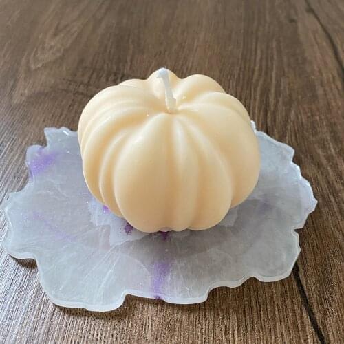 New Pumpkin cake Mold For DIY Aromatherapy Silicone Candles Mould Resin Soap Polymer Clay Plaster Handcraft Halloween Decoration