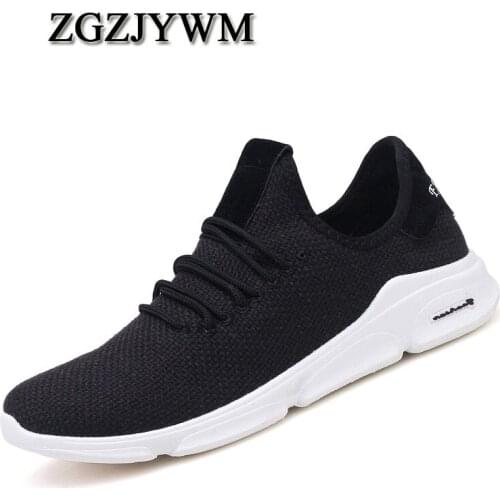 ZGZJYWM New Fashion Comfortable Mens Outdoor loafers Walking Non-slip Soft Mesh Casual Men Canvas For Men Flat Shoes