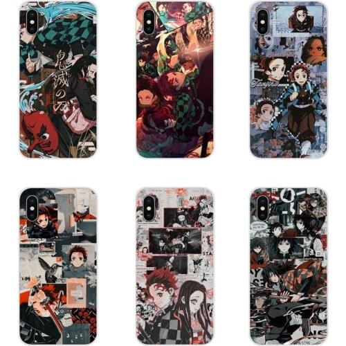 Kimetsu No Yaiba Demon Slayer Anime Transparent Soft Covers For Xiaomi Redmi Note 3 4 5 6 7 8 Pro Mi Max Mix 2 3 2S Pocophone F1
