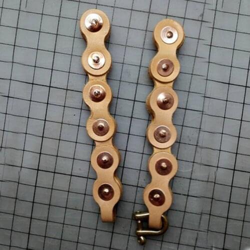 Leather craft cutter bicycle chain wallet handing decoration die cutting knife mould leather hole punches deri el aletleri