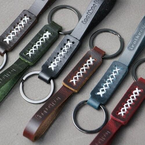 10Pcs Lanyard For Keys Phone Lanyard Chain Custom Lanyard Keychain Strap Accessories Cowhide Key String Leather Lanyards