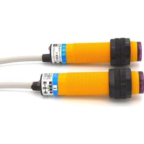 Smart 5m detect distance M18 photoelectric switch photocell infrared beam sensor NPN output Light Barrier Sensor