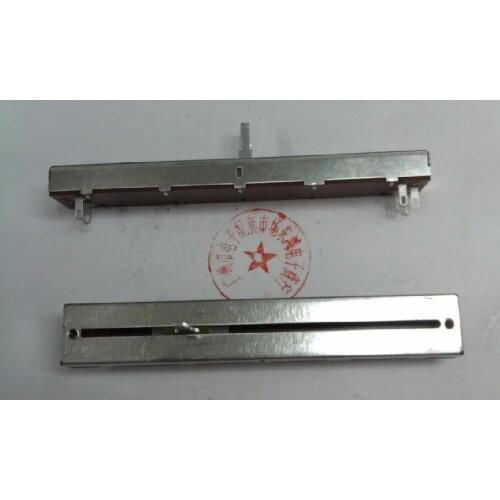Taiwan FD Howard 12.8 cm straight slide potentiometer 10KBX2 axis length 15MM mixer fader
