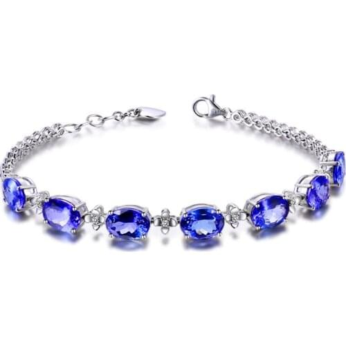 TB99 Classic plant hot sell product blue stone bracelet jewelry women and girl jewelry for brithday gift free ship