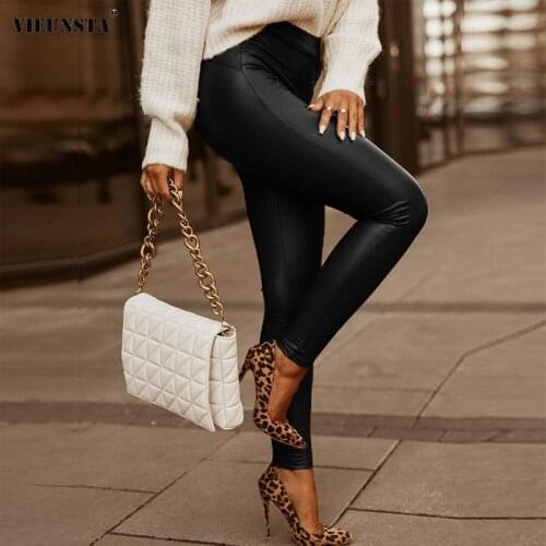 Женские брюки с высокой талией VIEUNSTA China At AliExpress