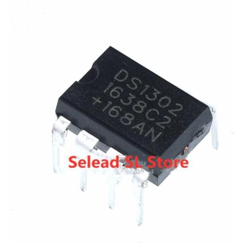 10pcs/lot DS1302N DS1302 DIP8 Clock circuit/clock/timing-real-time clock