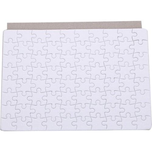10pcs Jigsaw Puzzles A4 Sublimation Blanks Puzzles DIY Heat Transfer Craft Sublimation Blank Puzzles