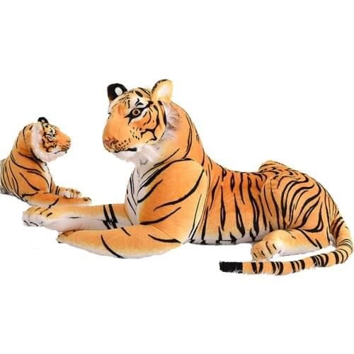 Cute Real life plush Tiger dolls toys Kawaii Fashion kids toys Animal tiger Dolls stuff Plush Sofa decoration Soft dolls