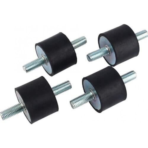 4Pcs M3 M4 M6 Rubber Mounts Anti Vibration Rubber Mount Shock Damper for Air Compressors Water Pump Welding Machine