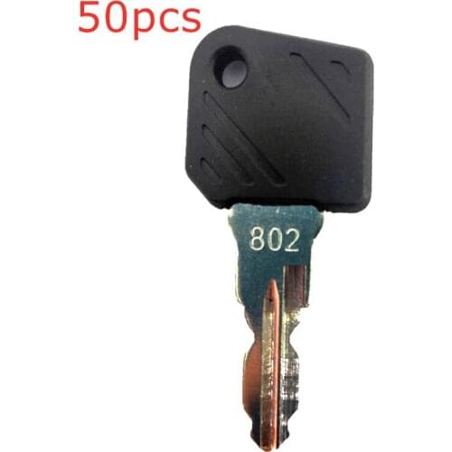50pc Ignition Key 802 - Forklift Ant - Linde - E16 - L12 Key