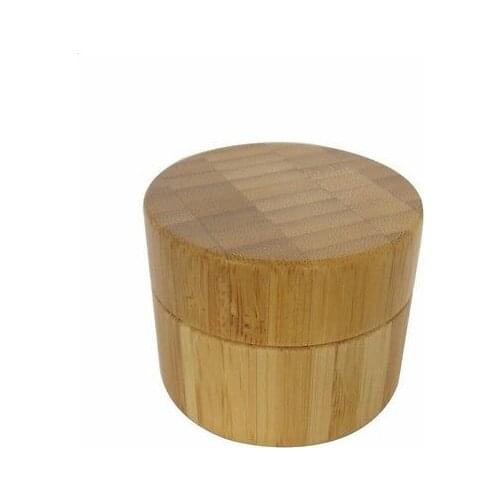 50pcs-New product eco-friendly empty cosmetic packaging 100g bamboo body cream jar