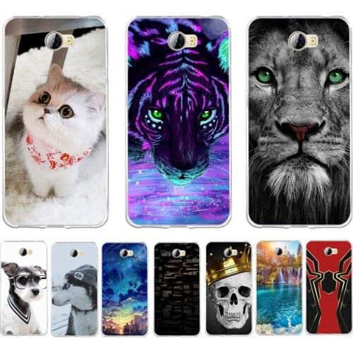Capa For Huawei Y5 II Case Silicone Soft TPU Back Cover For Huawei Y5II Y5 2 Phone Case Cute Protective Fundas For Huawei Y 5ii
