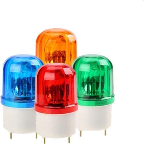 DC12V/24V DC110V/220V Red Yellow Green Blue Rotating Warning Light Lamp for Industrial LTE-1101 indicator light