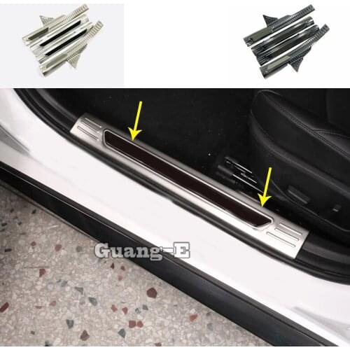 For Hyundai Sonata DN8 10Th 2020 2021 Car Styling Stainless Steel Pedal Door Sill Scuff Plate Inner Built Threshold Bumper Parts