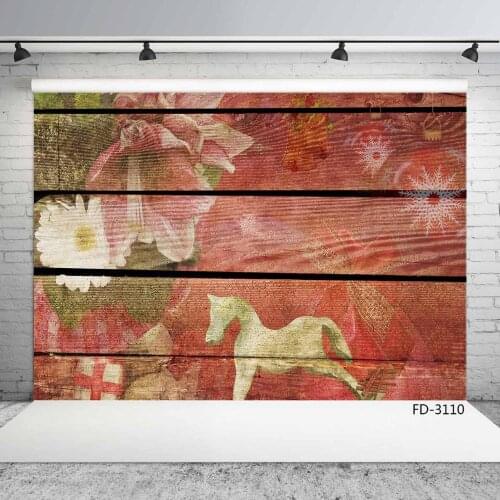 Background photography props with totem red retro wood texture