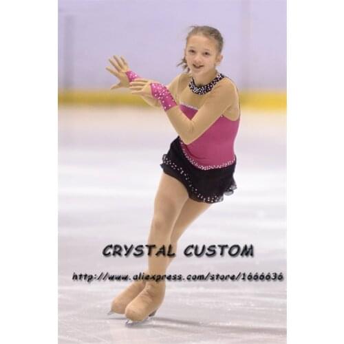 Crystal Custom Adult Figure Skating Dresses Graceful New Brand Ice Skating Dresses For Competition DR4359