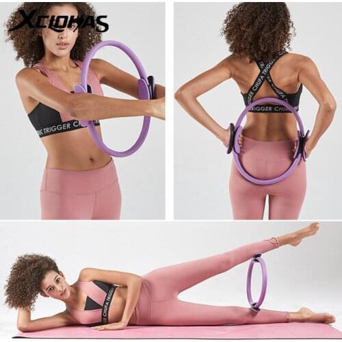 XC LOHAS Pilates Circle Non-slip Magic Circle Fitness Resistance No Deformed Yoga Ring Body Building Exercise Fitness Equipment