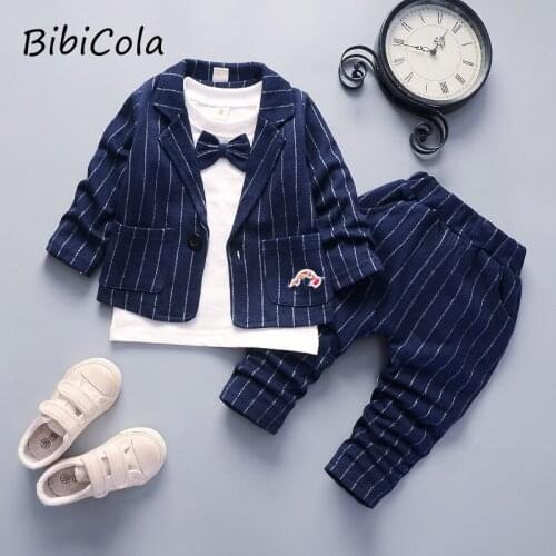 Baby boy clothing suit long-sleeved spring and autumn jacket + pants 2-piece suit newborn formal suit baby childrens clothes