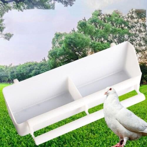 Parrot Birds Pigeons Water Hanging Bowl Parakeet Feeder Box Pet Cage Plastic Food Container Convenient for Pet to Eat or Drink