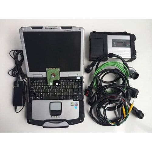 MB Star Diag CF30 Laptop CF-30 320G HDD 2020.12V Software Install SD Connect Compact 5 for Mb Star C5 automotive Diagnostic tool