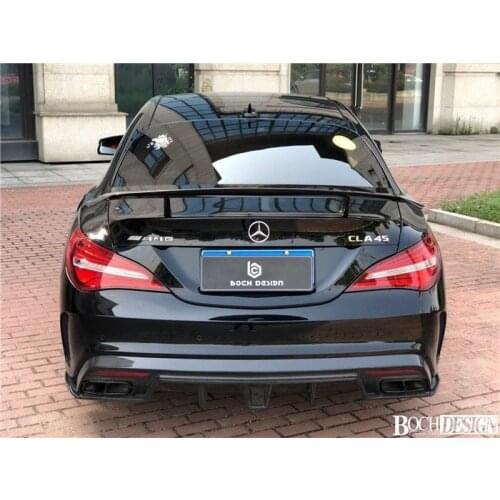 Suitable for Cla220 Benz 260 45 Amg Modified Paktechz Front Side Skirt Lip Rear Spoiler Tail