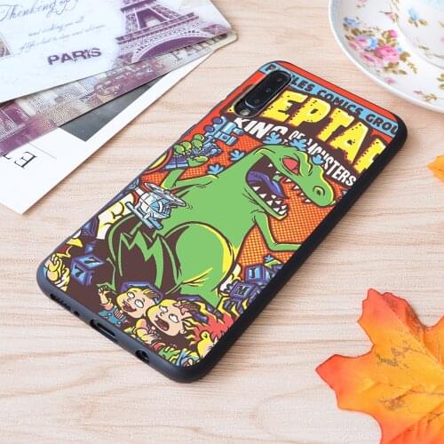 Reptar King of the Monsters Print Soft Silicone Matt Case For Samsung Galaxy S Note and Galaxy A
