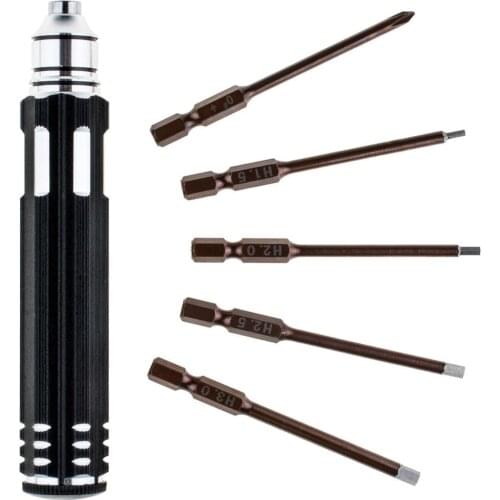 Julydream 5 in 1 Precision Screwdriuver Repair Tool Kit for Hobby RC DJI Phantom Aerial UAV Drone Quadcopter Hand Tool Set