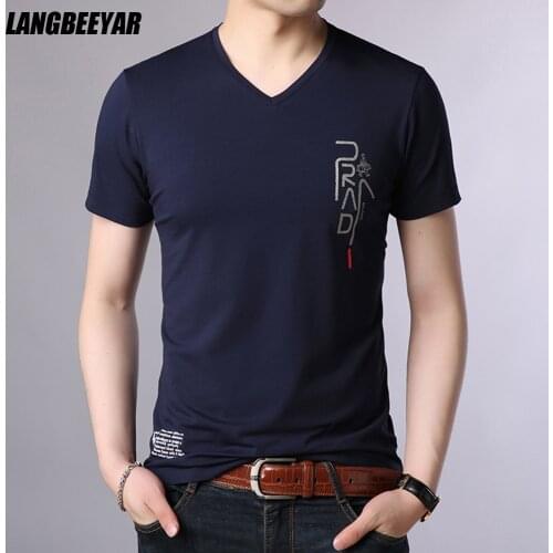 New Summer Brand Tops White t Shirt Men Pack V Neck 95% Cotton 5% Spandex Plain Short Sleeve Casual Fashion Men Clothes 2021