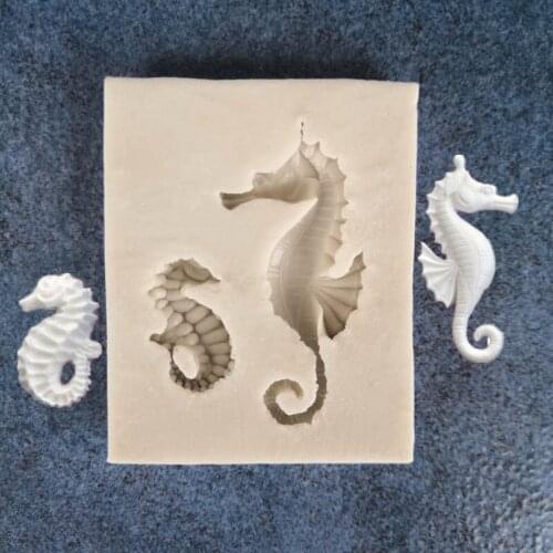 The New Marine Hippo Diy Modeling Fondant Silicone Mold Cake Mold Chocolate Mold Baking Tools A1309